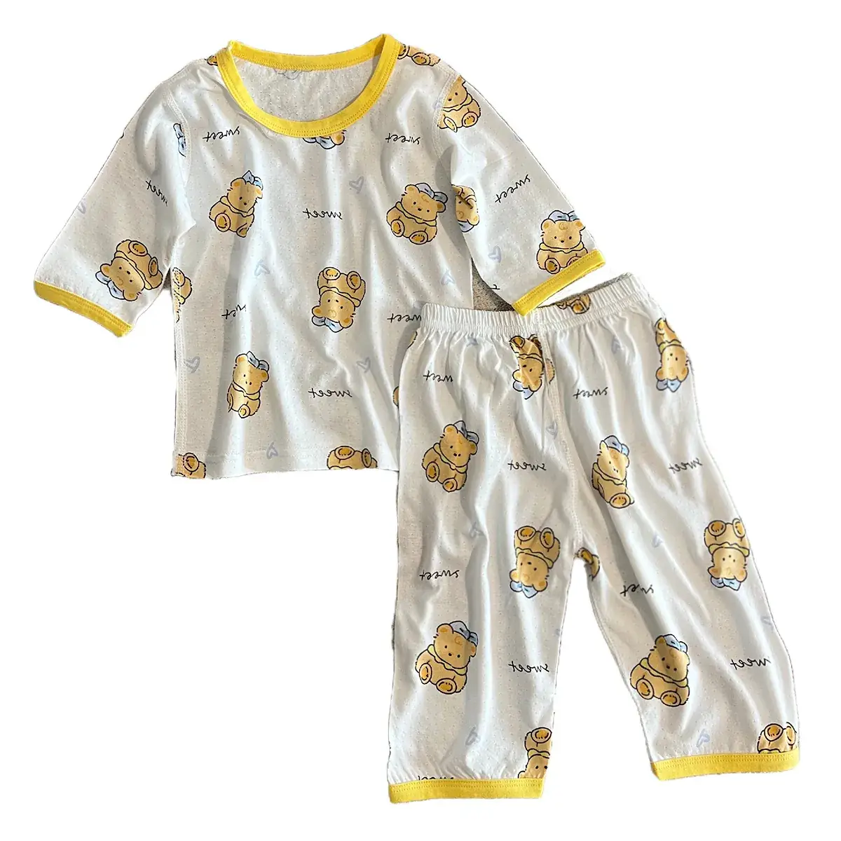2023 Kids Cartoon Pajamas Summer Set - Image 11