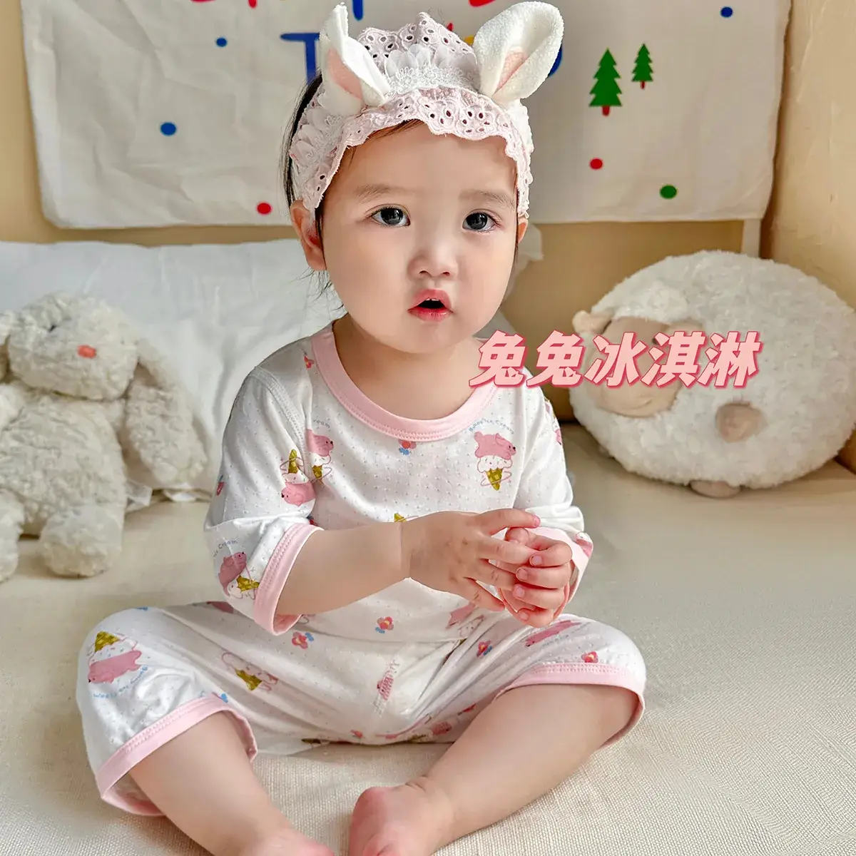 2023 Kids Cartoon Pajamas Summer Set - Image 5