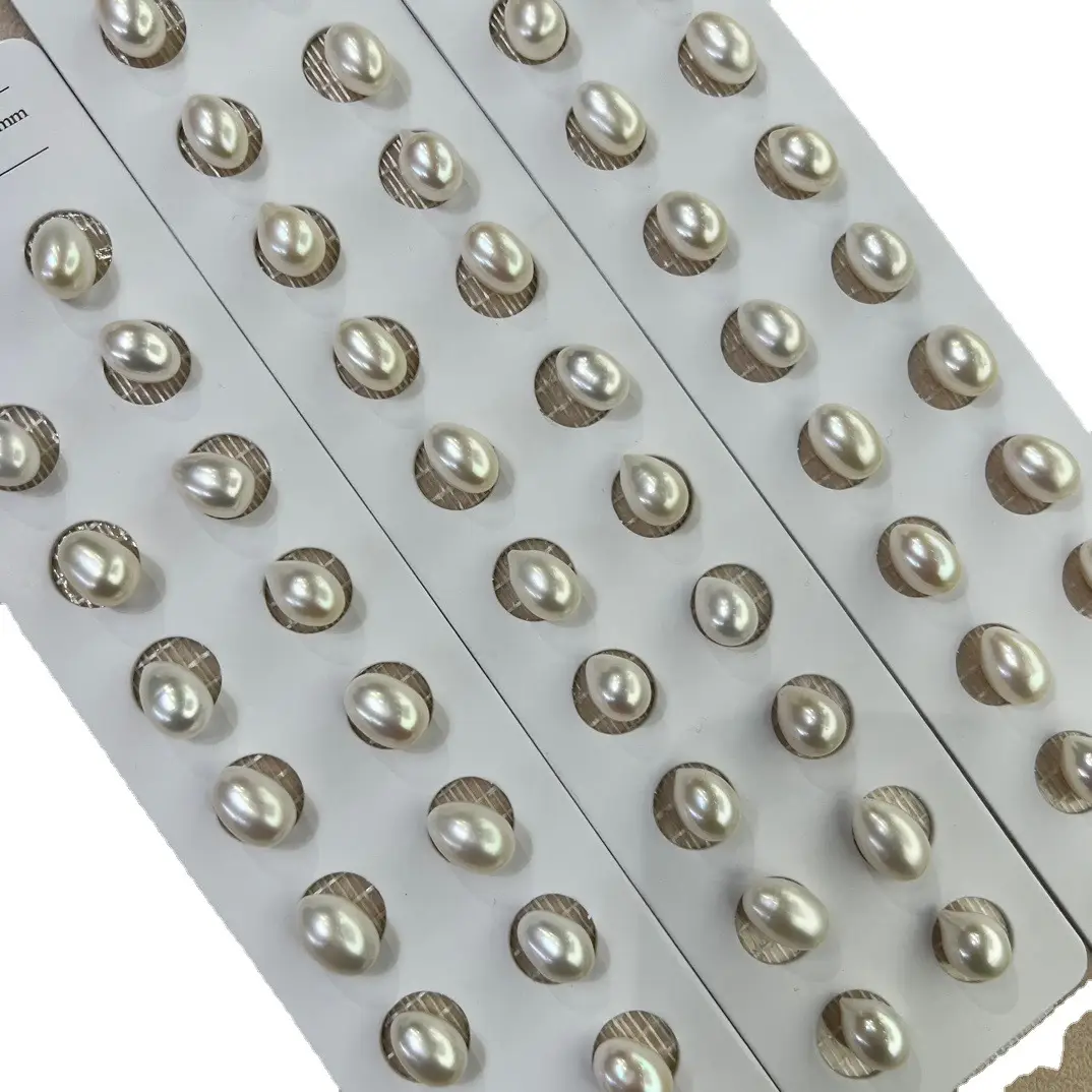 Freshwater Rice Beads 9-10 Pearl Mirror 5a High Quality - Image 5