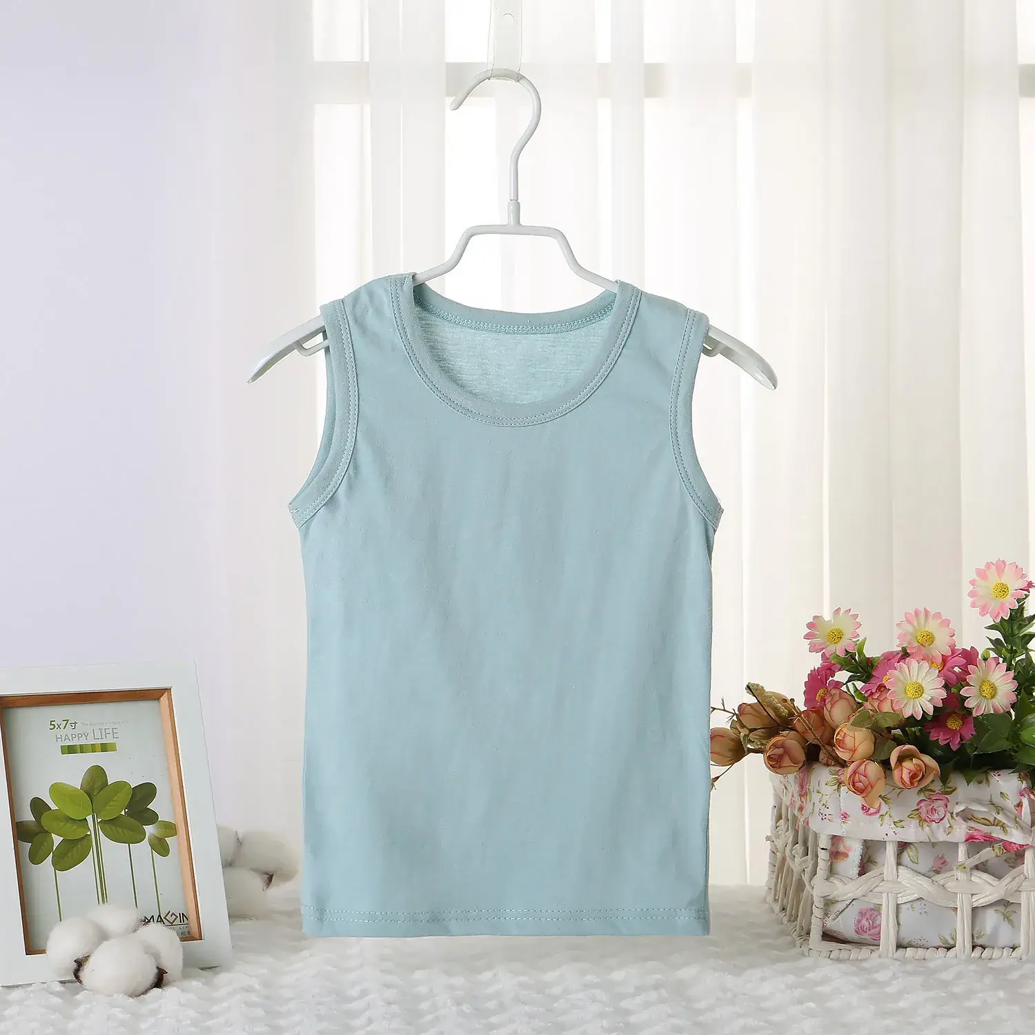 2024 Summer Cotton Sleeveless Vest for Kids - Image 10