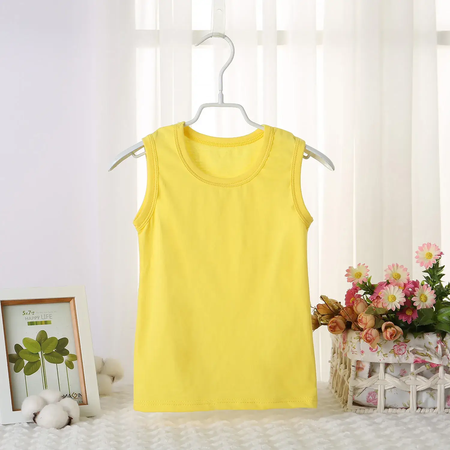 2024 Summer Cotton Sleeveless Vest for Kids - Image 3