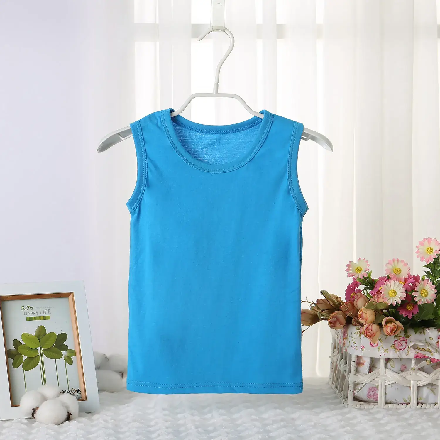 2024 Summer Cotton Sleeveless Vest for Kids - Image 4