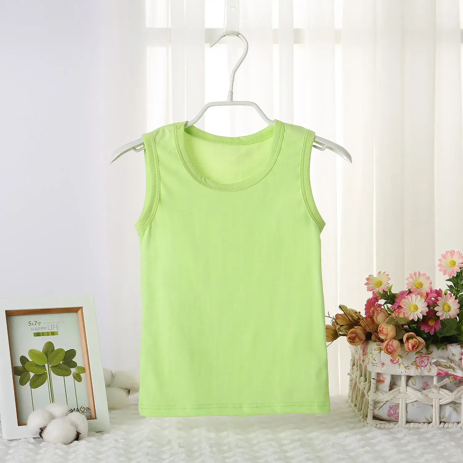 2024 Summer Cotton Sleeveless Vest for Kids - Image 5