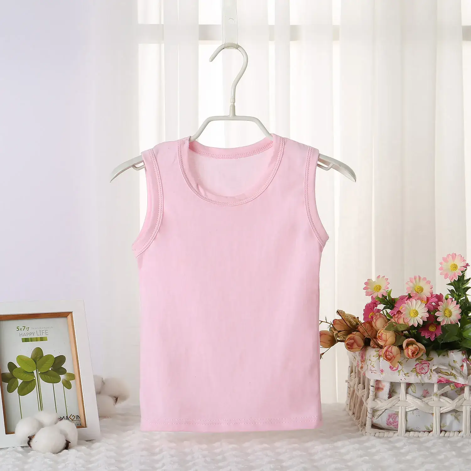 2024 Summer Cotton Sleeveless Vest for Kids - Image 7