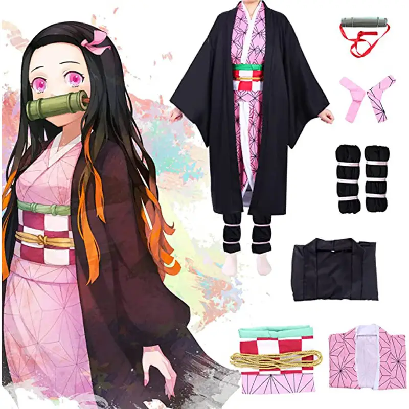 Ghost Blade Halloween Cosplay Set Black Plus Size — feature 24