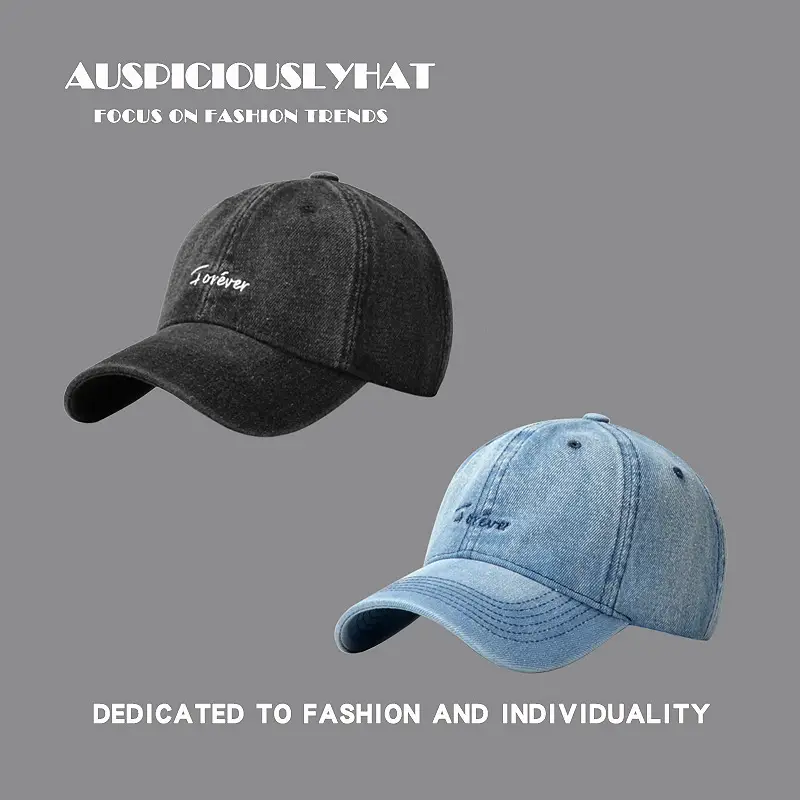 Men's Blue Denim Cowboy Cap with "Jesters" Embroidery - Image 5