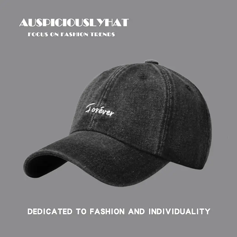 Men's Blue Denim Cowboy Cap with "Jesters" Embroidery - Image 3