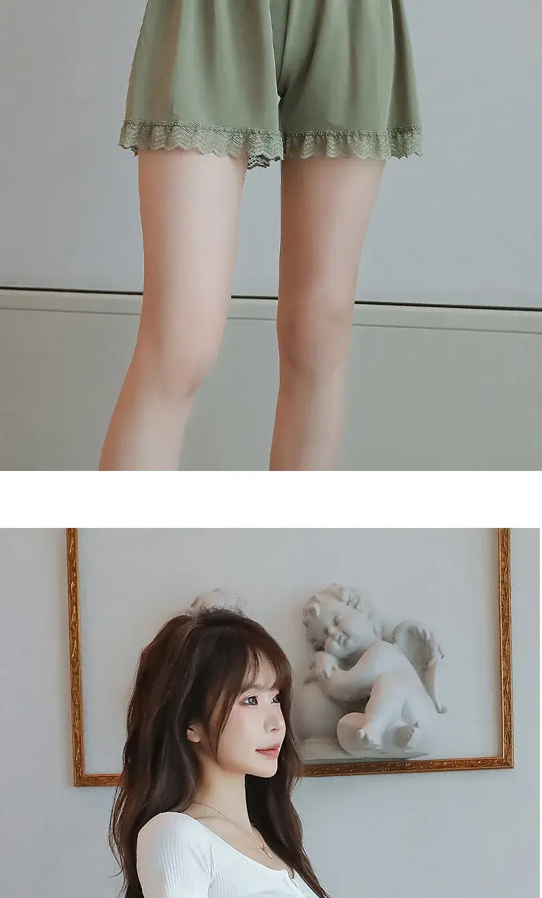 New White Lace Safety Pants for Women Summer Thin Anti-Exposure — feature 23