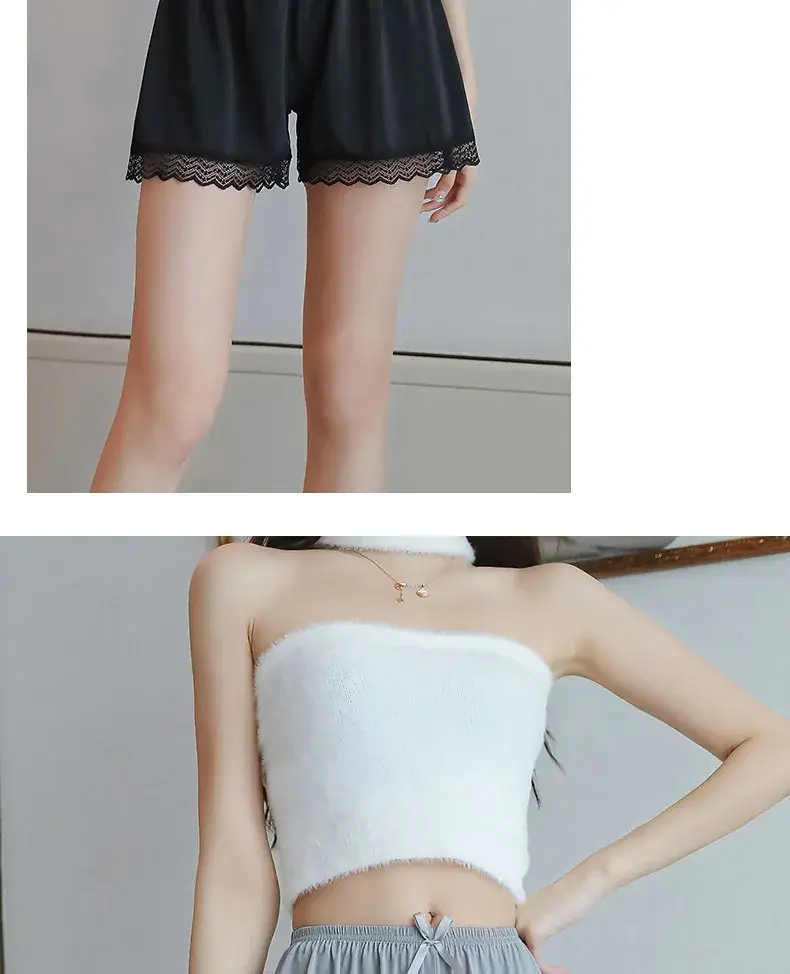 New White Lace Safety Pants for Women Summer Thin Anti-Exposure — feature 25