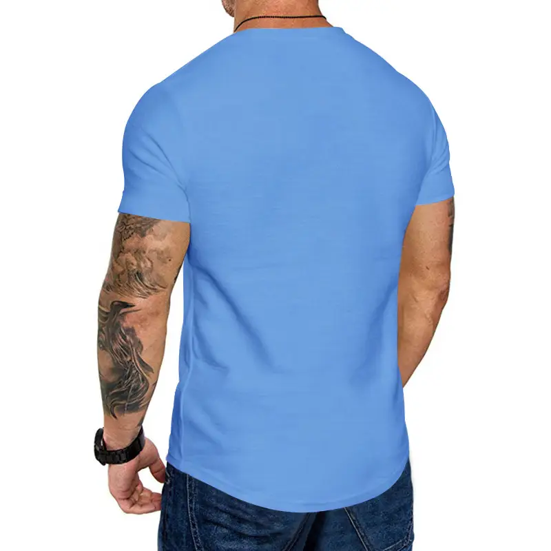 Men Grey Slim Fit T-Shirt Round Neck Short Sleeve — feature 20
