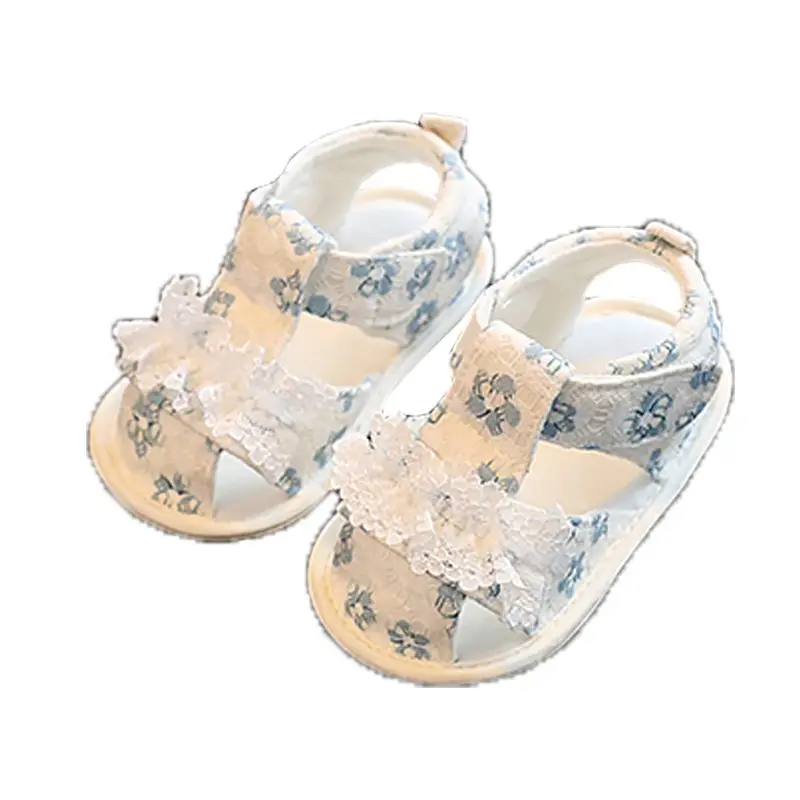 Baby Floral Sandals Soft Soled Newborn Shoes