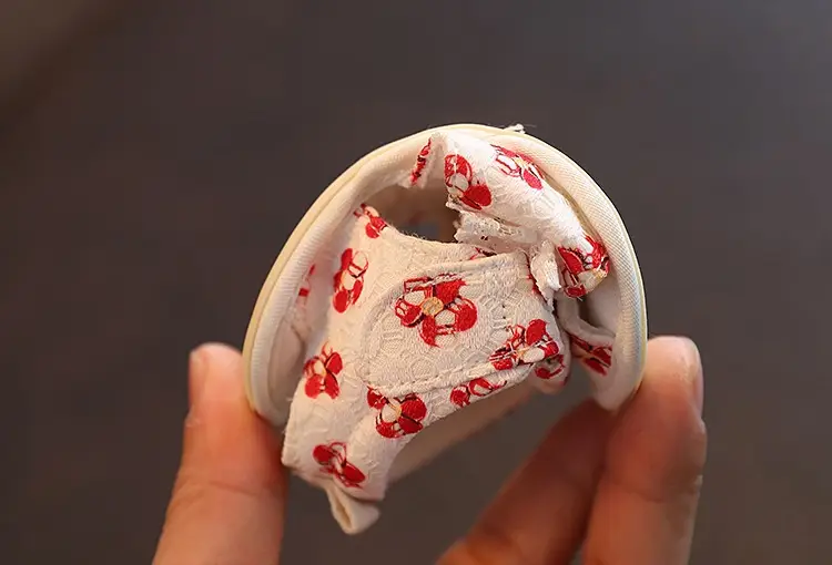 Baby Floral Sandals Soft Soled Newborn Shoes — feature 10