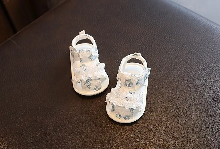 Baby Floral Sandals Soft Soled Newborn Shoes — feature 14