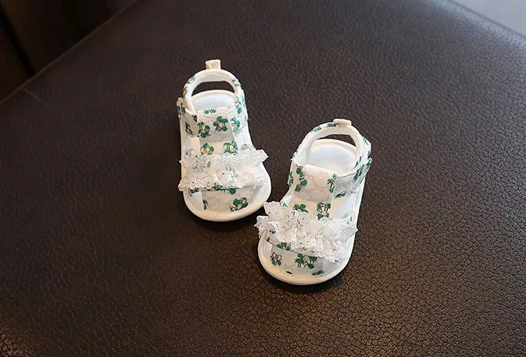 Baby Floral Sandals Soft Soled Newborn Shoes — feature 17