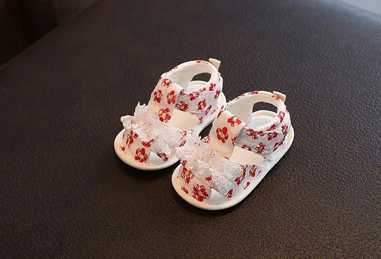 Baby Floral Sandals Soft Soled Newborn Shoes — feature 18