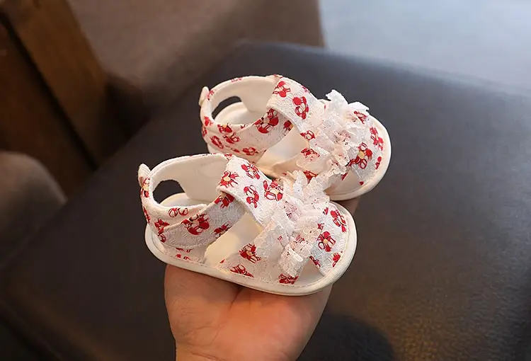 Baby Floral Sandals Soft Soled Newborn Shoes — feature 19