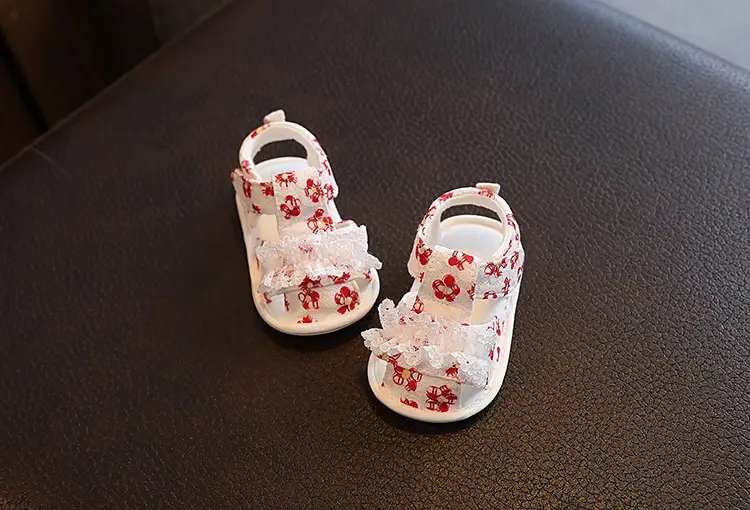 Baby Floral Sandals Soft Soled Newborn Shoes — feature 20