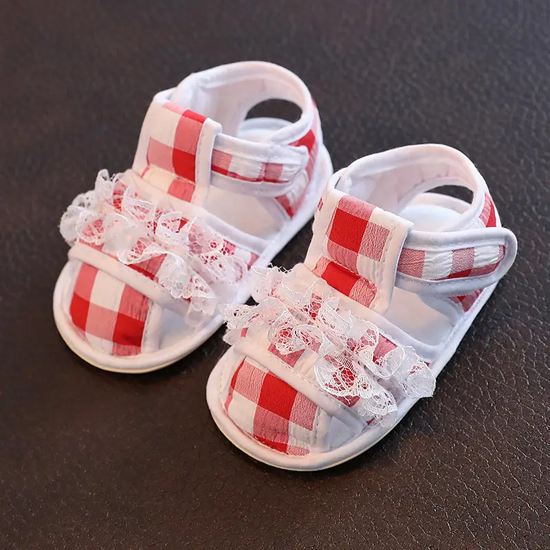 Baby Floral Sandals Soft Soled Newborn Shoes