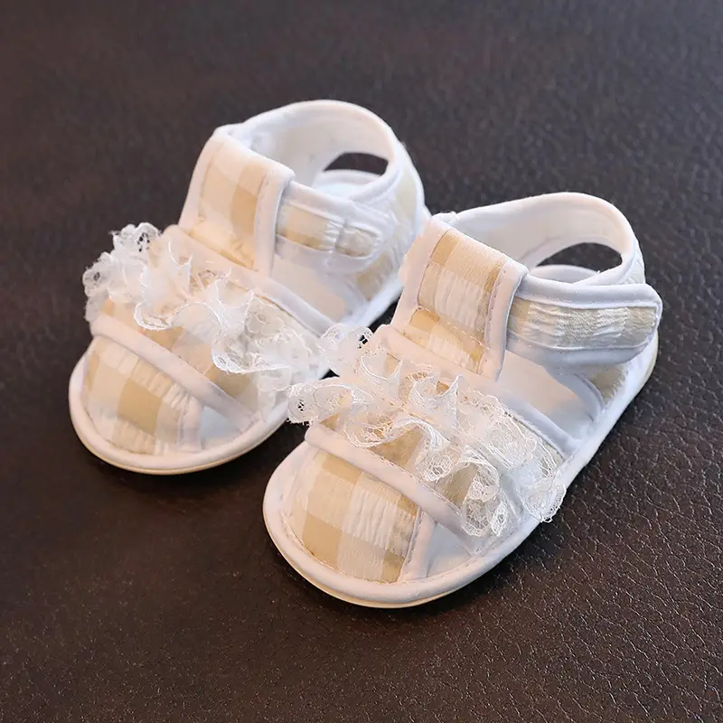 Baby Floral Sandals Soft Soled Newborn Shoes