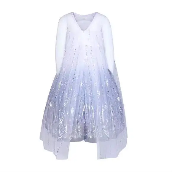2023 Frozen Girls Princess Dress Aisha Princess Kids Party Dress - Image 4