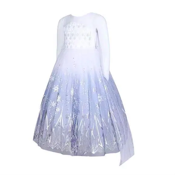 2023 Frozen Girls Princess Dress Aisha Princess Kids Party Dress - Image 5