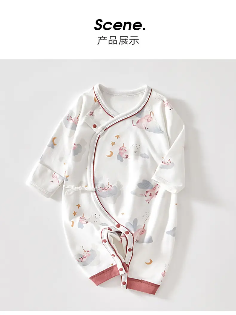 Newborn Baby Pure Cotton Boneless Jumpsuit 0-6M — feature 15