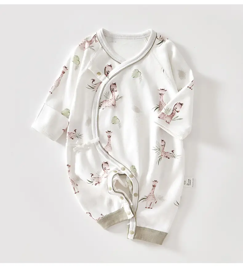 Newborn Baby Pure Cotton Boneless Jumpsuit 0-6M — feature 17