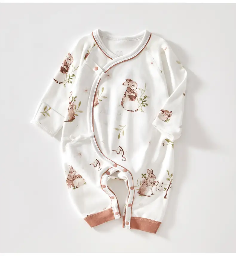 Newborn Baby Pure Cotton Boneless Jumpsuit 0-6M — feature 18