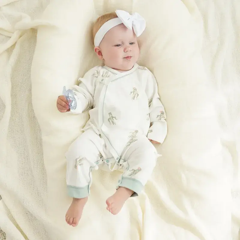Newborn Baby Pure Cotton Boneless Jumpsuit 0-6M
