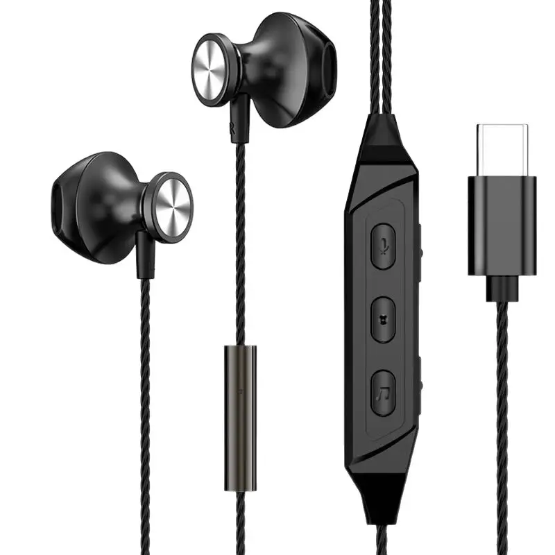 Metal In-Ear Headphones with Type-C Charging & Live Broadcast Feature - Image 6