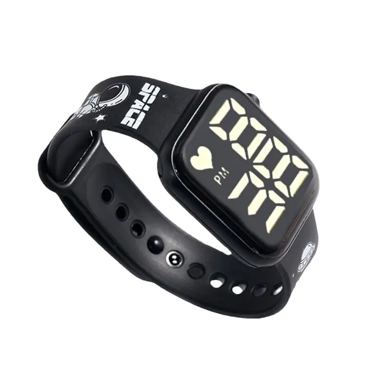 Cute Cartoon Button Led Watch for Girls Primary School Party Wear - Image 20