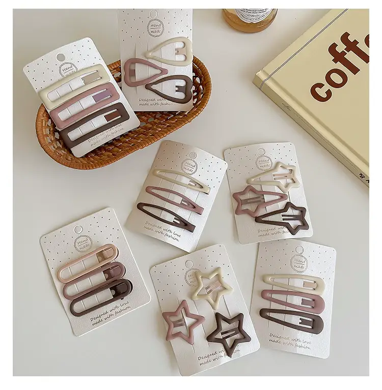 Children's Purple Hair Clips Set for Girls — feature 4
