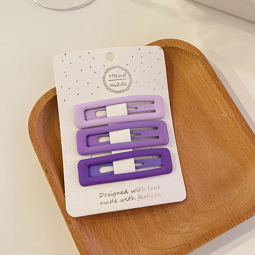 Children's Purple Hair Clips Set for Girls - Image 32
