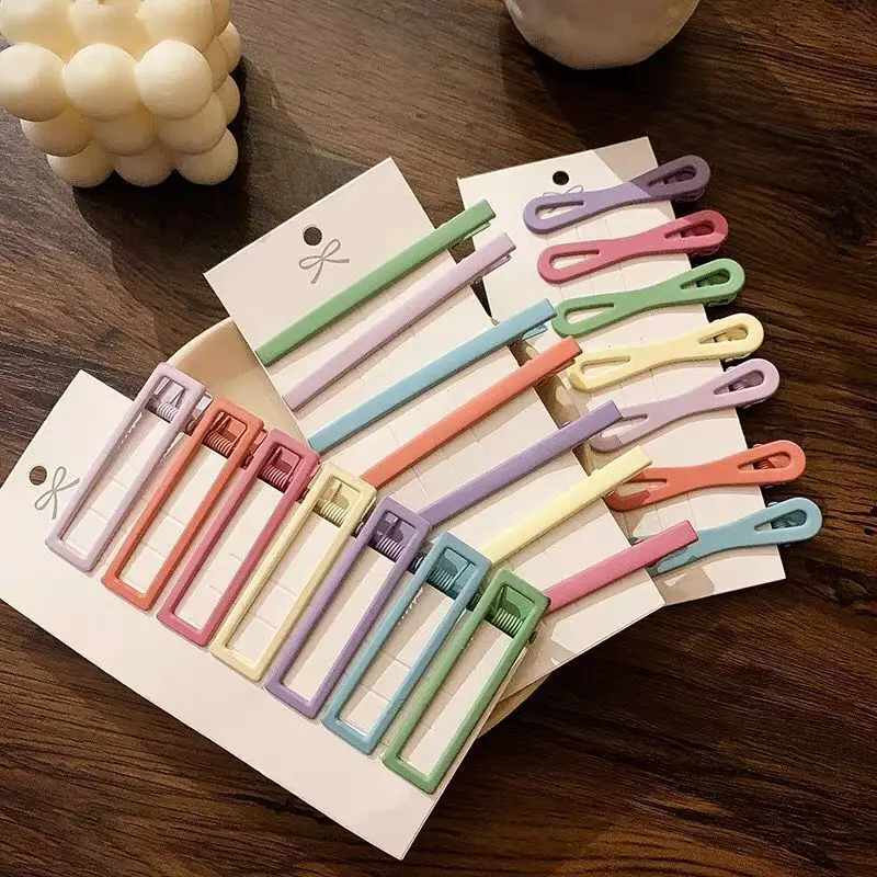 Korean-style Candy Color Hairpins for Girls