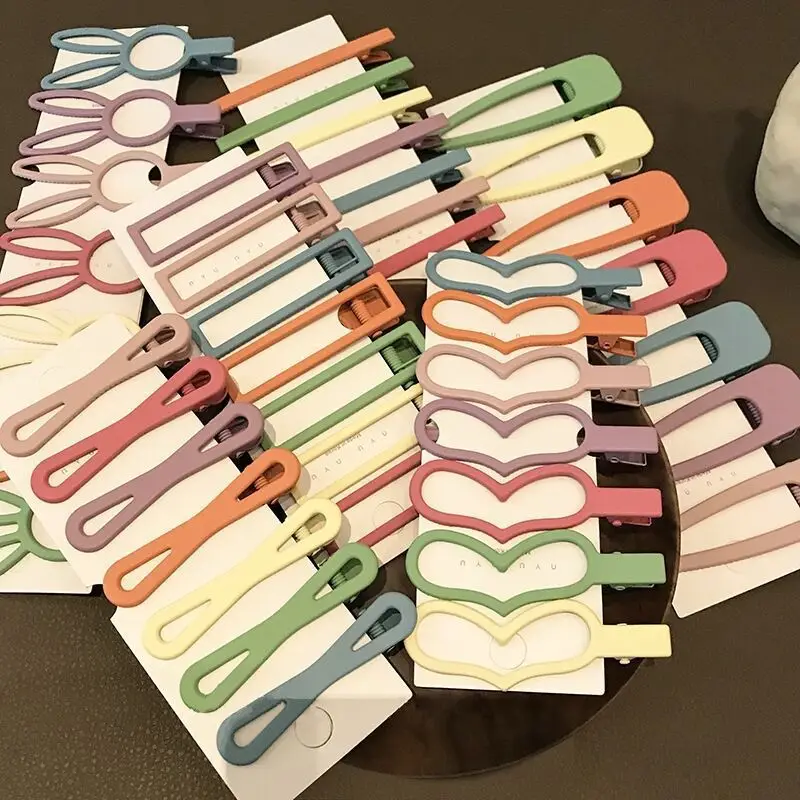 Korean-style Candy Color Hairpins for Girls — feature 1