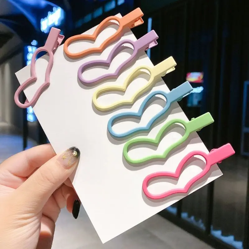Korean-style Candy Color Hairpins for Girls — feature 3