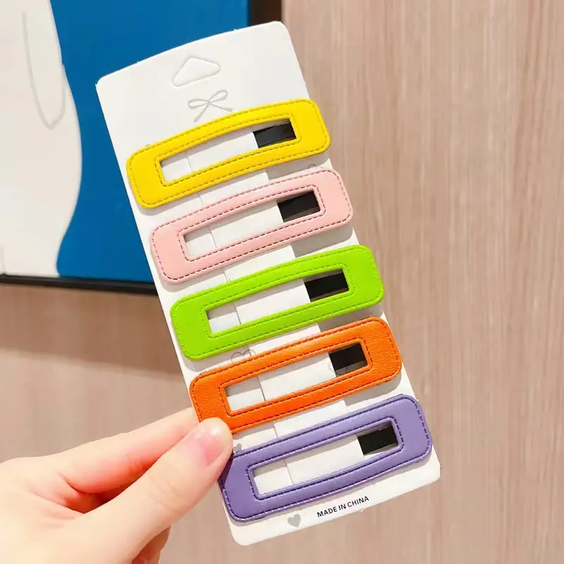 Korean-style Candy Color Hairpins for Girls