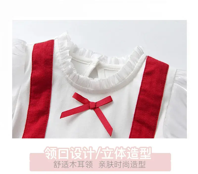 Red Bow Baby Romper for 1-Year-Olds — feature 15