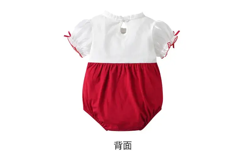 Red Bow Baby Romper for 1-Year-Olds — feature 21