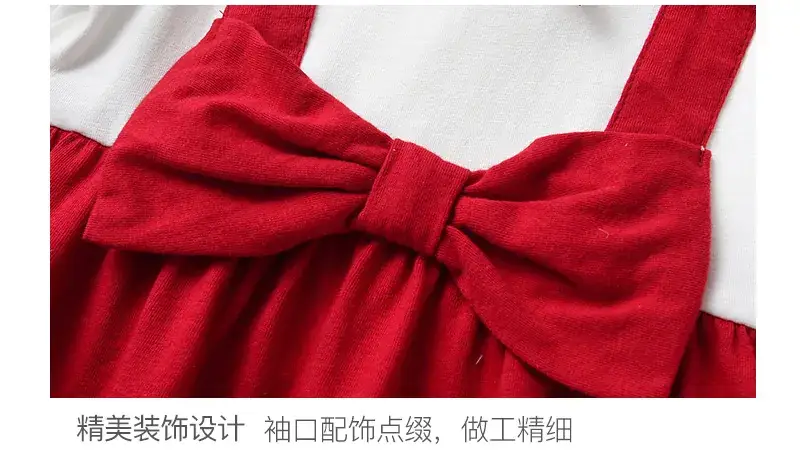 Red Bow Baby Romper for 1-Year-Olds — feature 24