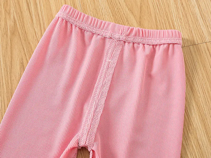 White Embroidered Baby Leggings for Girls Summer — feature 13