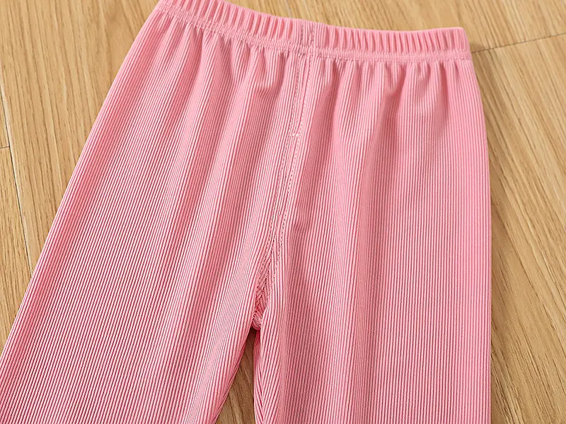 White Embroidered Baby Leggings for Girls Summer — feature 9