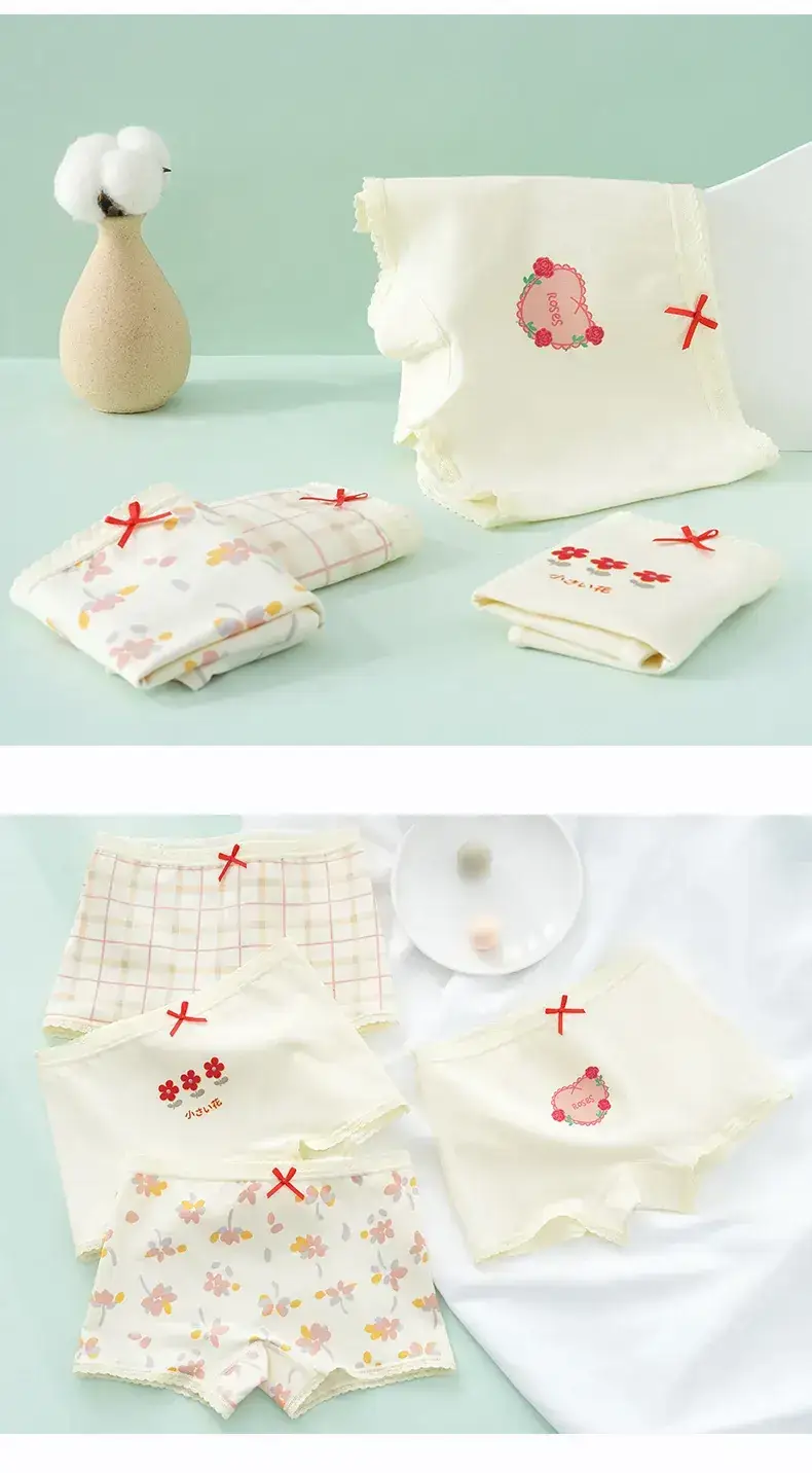 Girls Cotton Boxers for Girls Summer Lightweight Breathable — feature 12