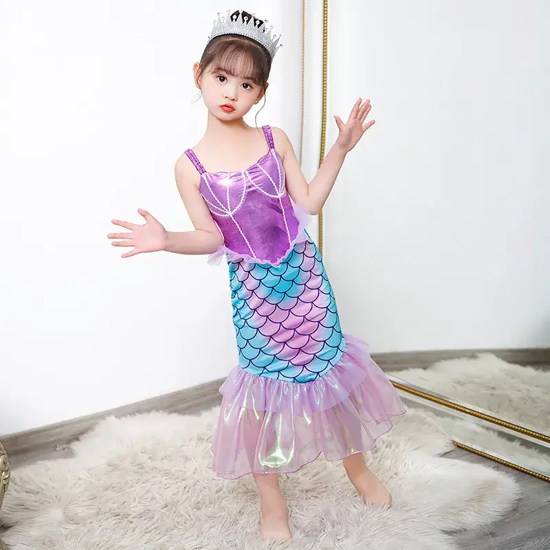 New Mermaid Princess Dress for Girls Baby Size - Image 5