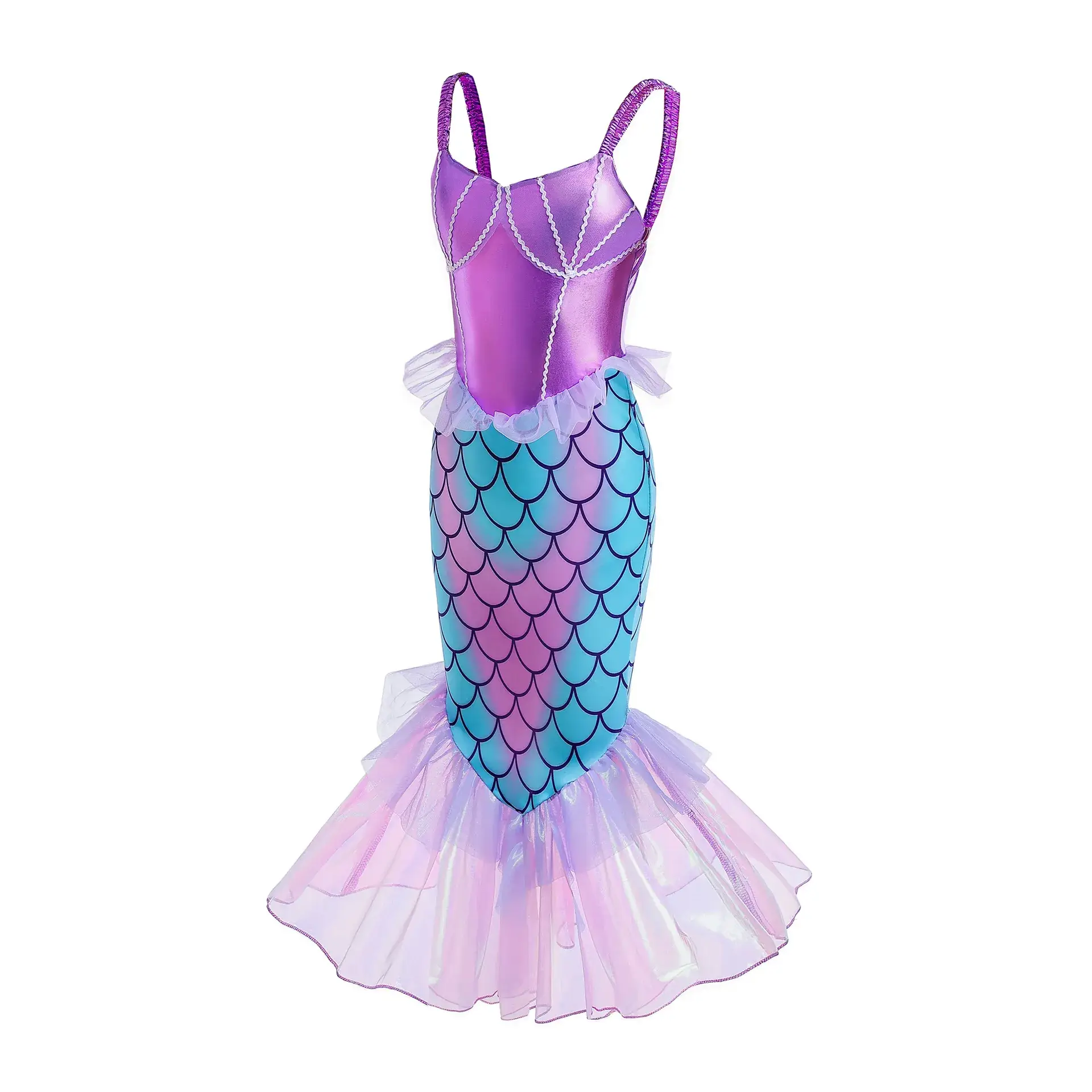 New Mermaid Princess Dress for Girls Baby Size — feature 11