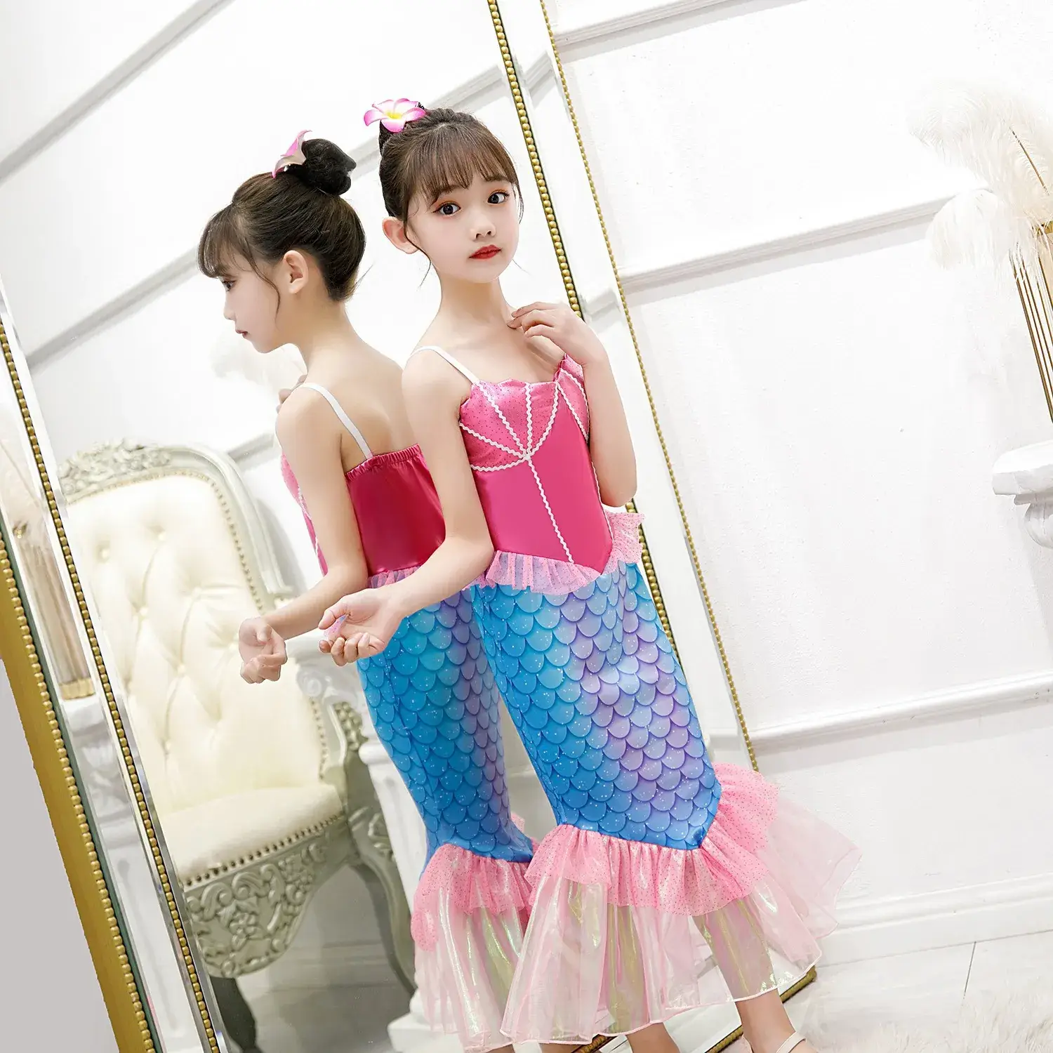 New Mermaid Princess Dress for Girls Baby Size — feature 18