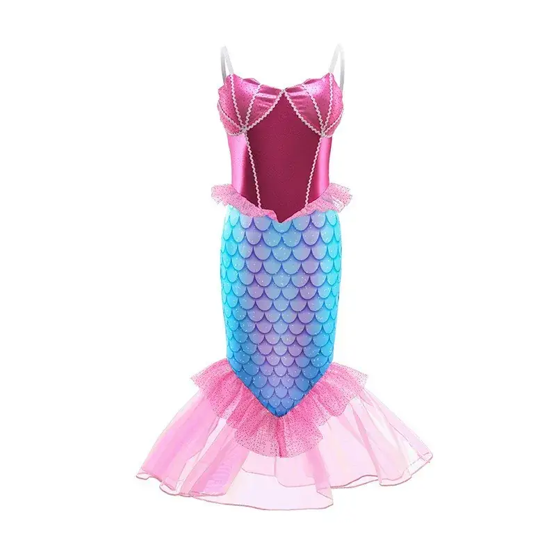 New Mermaid Princess Dress for Girls Baby Size — feature 25