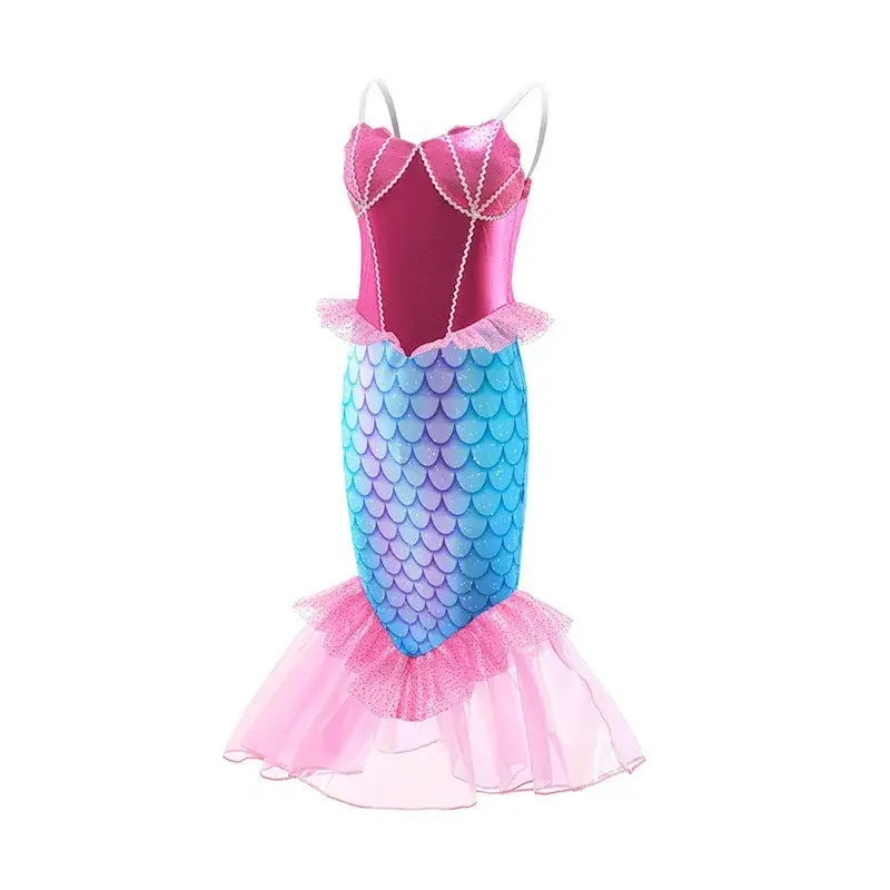 New Mermaid Princess Dress for Girls Baby Size — feature 26