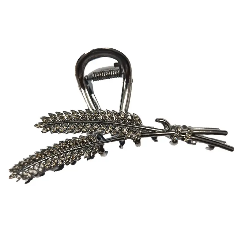 French Elegant Gold Leaf Hairpin for Women — feature 7