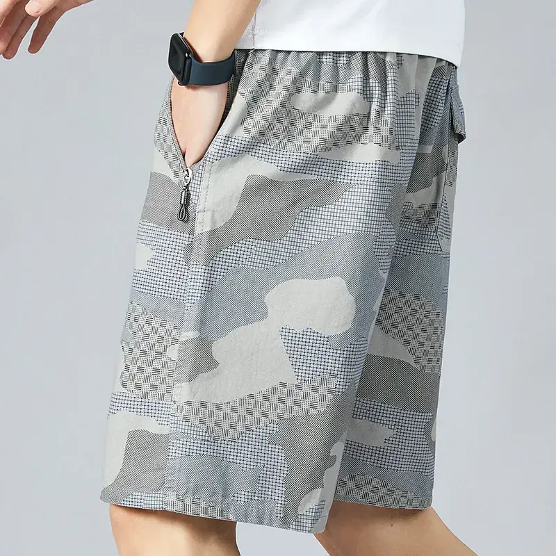Men's Camouflage Cotton Shorts Mid Length 5-Piece - Image 4